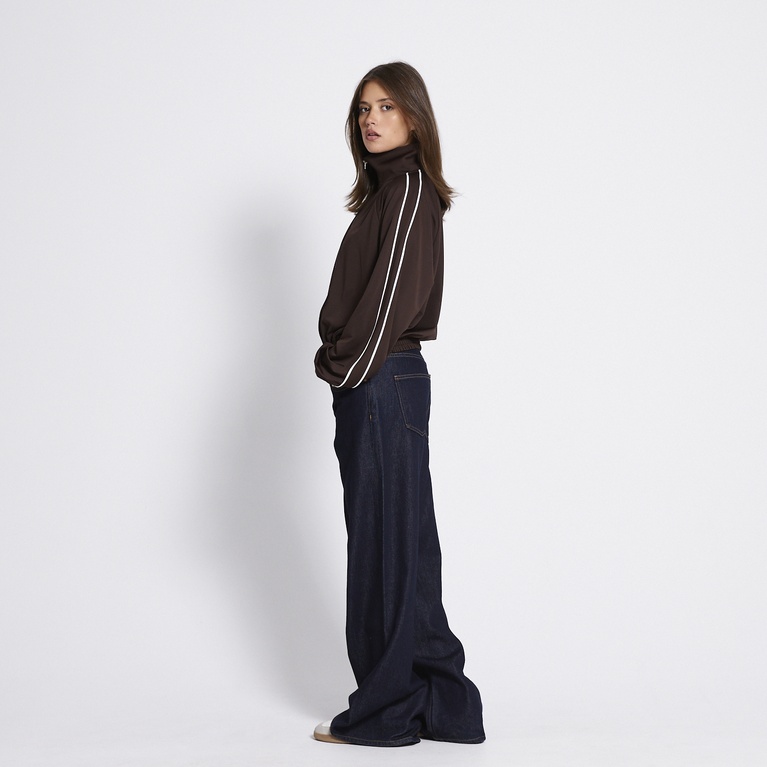 Track jacket "Trixie" Brown
